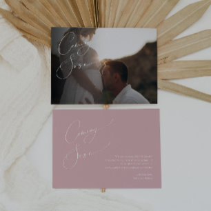 Faire-part Grossesse de Rose lunatique