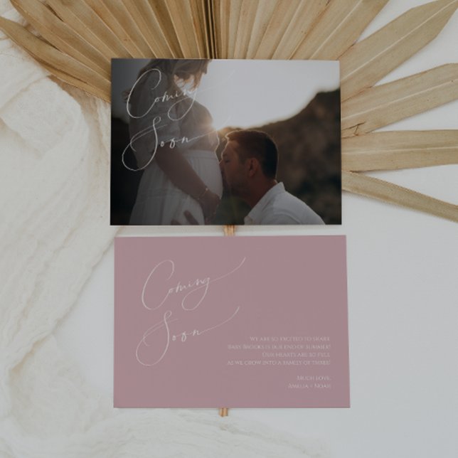 Faire-part Grossesse de Rose lunatique (Créateur téléchargé)