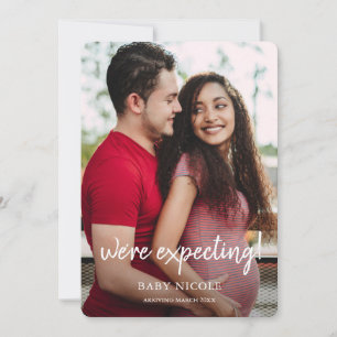 Faire-part Grossesse photo personnalisée