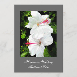 Faire-part hawaïen de mariage