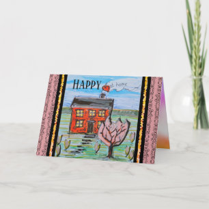 Faire-part Heureux à la maison Jolie maison