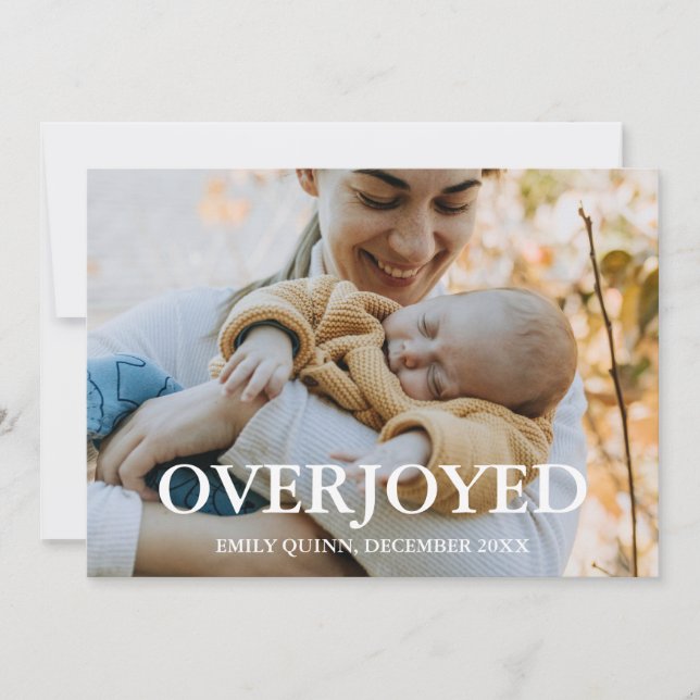 Faire-part Hiver Joyeux Noël (Devant)