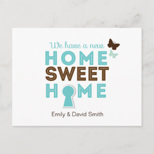 Faire-part Home Sweet Home {new home} Carte postale