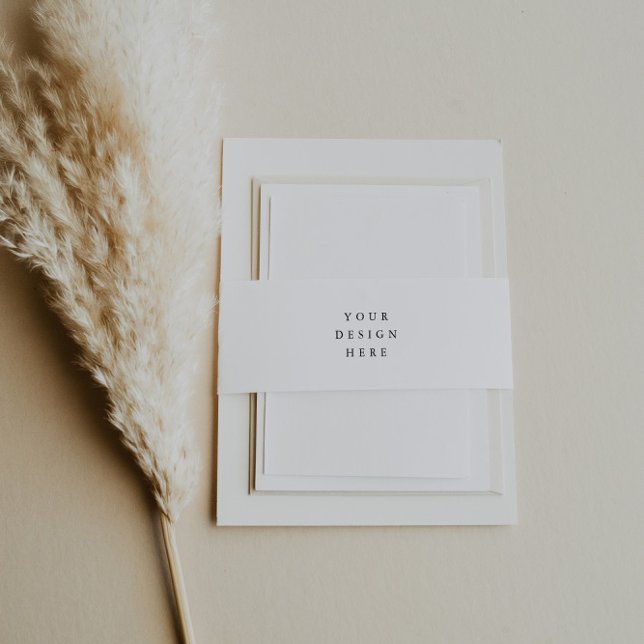 Faire-part Impression de bandeau ventral d'invitation (Créateur téléchargé)