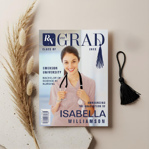 Faire-part Infirmière diplômée Infirmière inscrite Magazine p