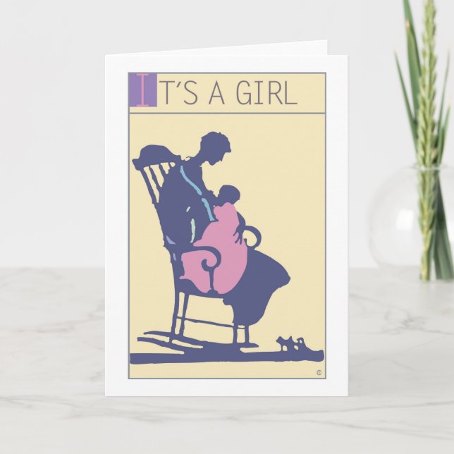 Faire-part <It's a Girl>par Steve Collier (Devant)