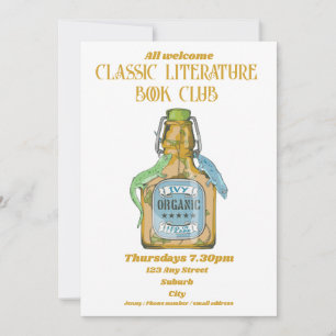 Faire-part Jambe du lézard Shakespeare Macbeth