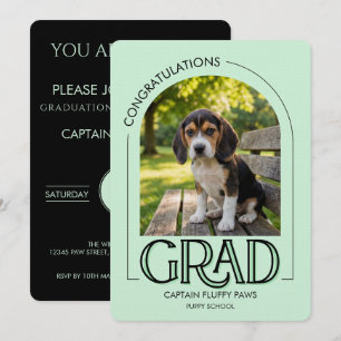 Faire-part Jardin d'enfants pour chien Photo de compagnie Ver