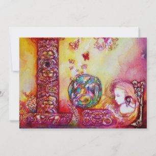 FAIRE-PART JARDIN DES OMBRES PERDUES, DES FOYERS ET DES PAPIE