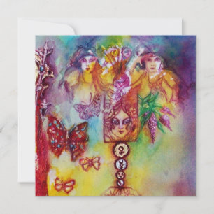 FAIRE-PART JARDIN DES OMBRES PERDUES, DES FOYERS ET DES PAPIE