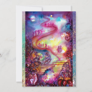 FAIRE-PART JARDIN DES OMBRES PERDUES / ESCALIER MYSTIQUE