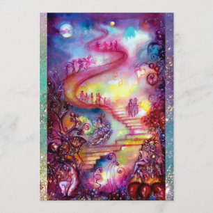 FAIRE-PART JARDIN DES OMBRES PERDUES / ESCALIERS MYSTIQUES