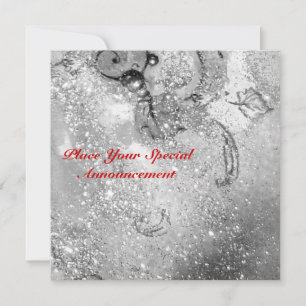 FAIRE-PART JARDIN DES OMBRES PERDUES / MONOGRAMME À BOUTEILLE