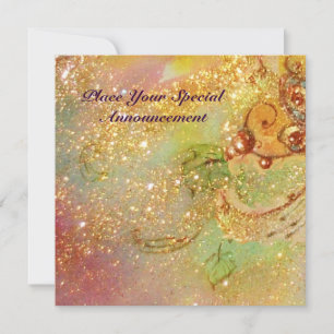 FAIRE-PART JARDIN DES OMBRES PERDUES / MONOGRAMME PAPILLON