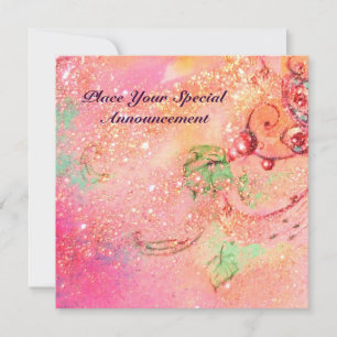 FAIRE-PART JARDIN DES OMBRES PERDUES / MONOGRAMME PAPILLON