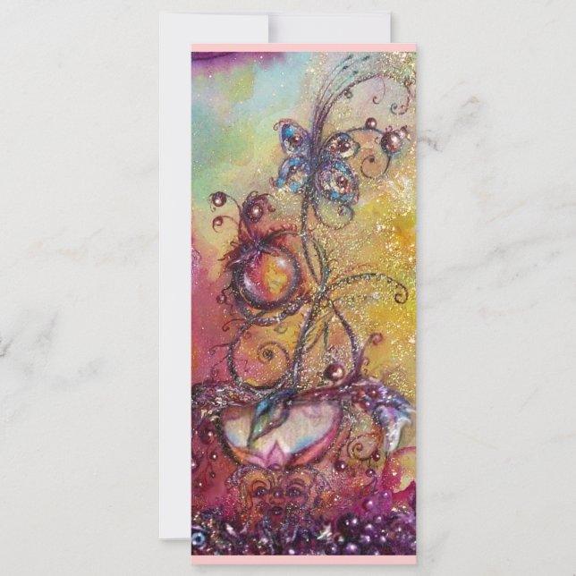 FAIRE-PART JARDIN DES OMBRES PERDUES -PLANTE DE PAPILLON MAGI (Devant)