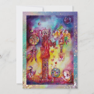 FAIRE-PART JARDIN D'OMBRES PERDUES FÊTES ET BOUTEILLES