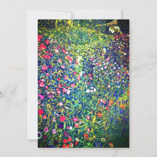 Faire-part Jardin italien Gustav Klimt
