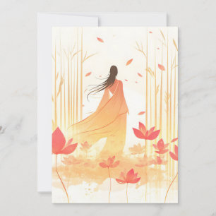 Faire-part Jardin Serene Blossom Lotus