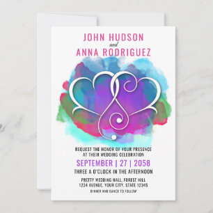 Faire-part Je t'aime Concevoir avec des Coeurs d'Or