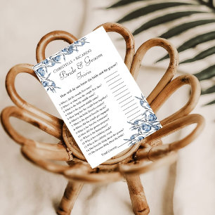 Faire-part Jeu de douche de mariée et de mariée fleur sauvage