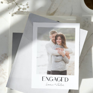 Faire-part Jeu d'engagement de code QR 3 Photo Moderne