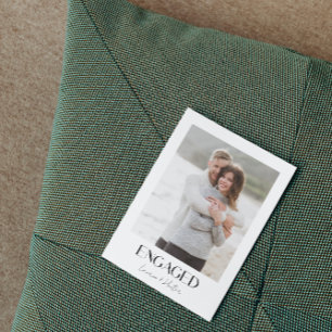 Faire-part Jeu d'engagement de code QR de script 2 photo mode