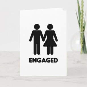 Faire-part Jeune couple fiancé