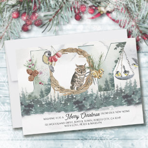 Faire-part Joie de New Home Forêt forestière Nature Moving