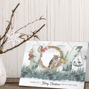 Faire-part Joie de New Home Forêt Nature Vacances Déménager