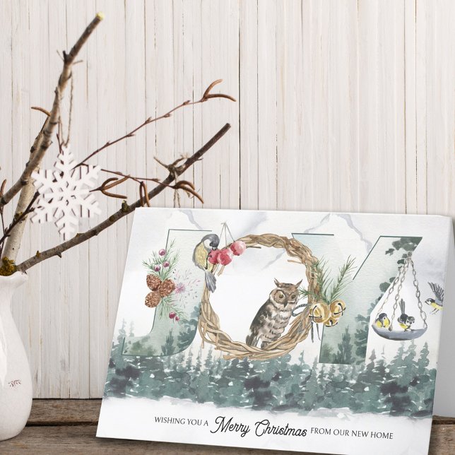 Faire-part Joie de New Home Forêt Nature Vacances Déménager (Créateur téléchargé)