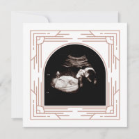 Joli cadre rose Bébé Sonogramme Photo