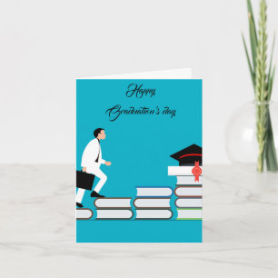 Faire-part Jour de remise de diplômes heureux et beau