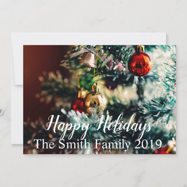 Faire-part Joyeuses fêtes (Devant)