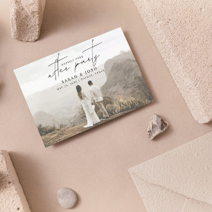 Faire-part Joyeux Jamais après la photo du parti 2