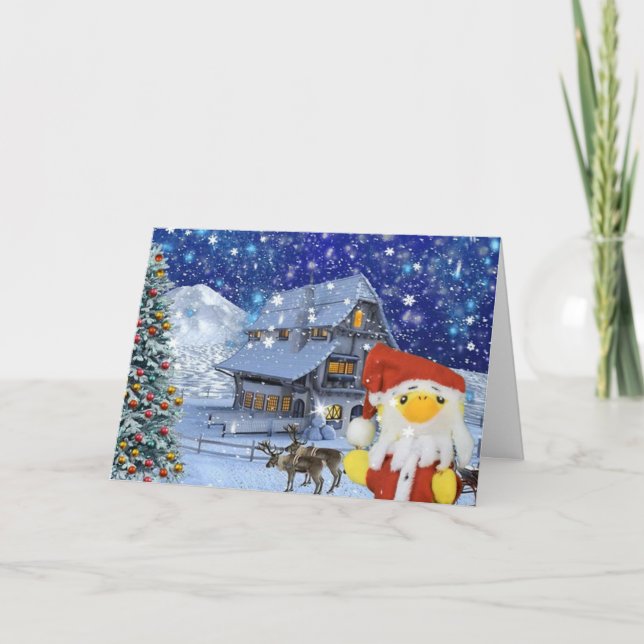 Faire-part Joyeux Noël de Danny Duck (Devant)