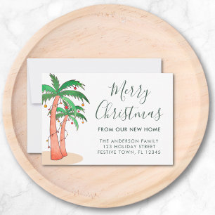 Faire-part Joyeux Noël depuis notre nouvelle maison Palms dém