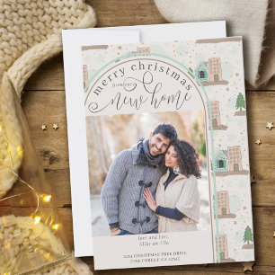 Faire-part Joyeux Noël Nouveau Accueil Photo Appartement Movi