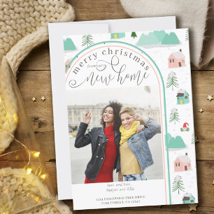 Faire-part Joyeux Noël Nouveau Accueil Photo Maison de la mon