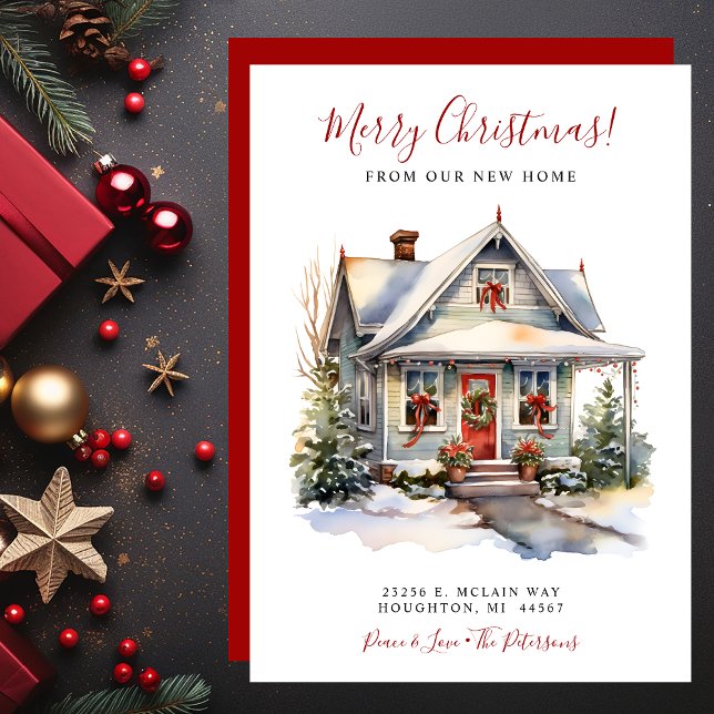 Faire-part Joyeux Noël Nouveau foyer Se déplacer (Créateur téléchargé)