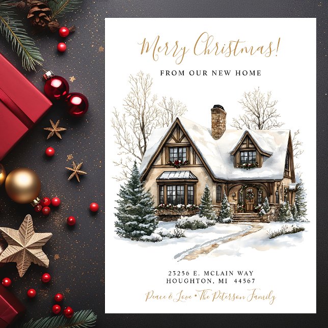 Faire-part Joyeux Noël Nouveau foyer Se déplacer (Créateur téléchargé)
