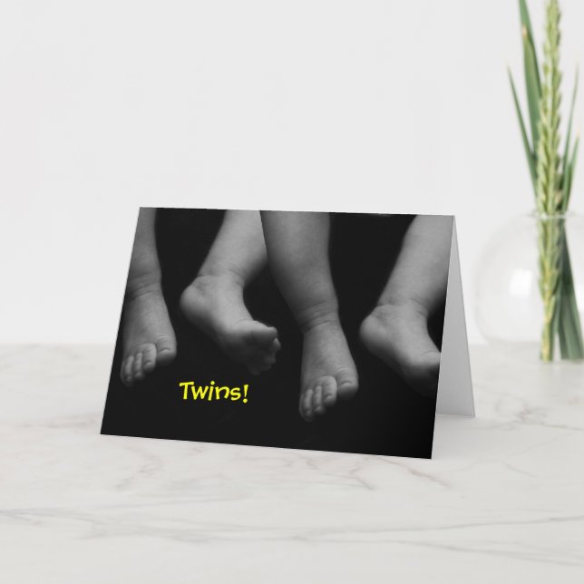 Faire-part Jumeaux (Devant)