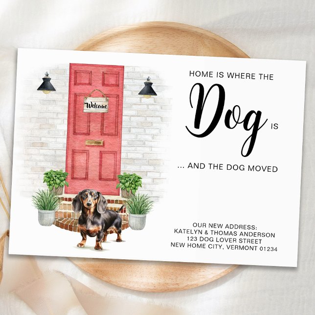 Faire-part La maison est là où le chien est que nous avons dé (Créateur téléchargé)