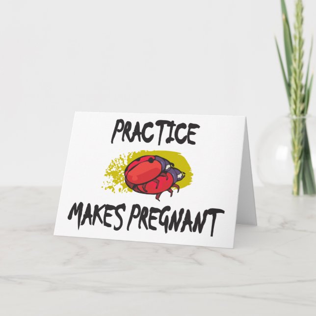 Faire-part La Pratique Fait De La Maternité Enceinte (Devant)