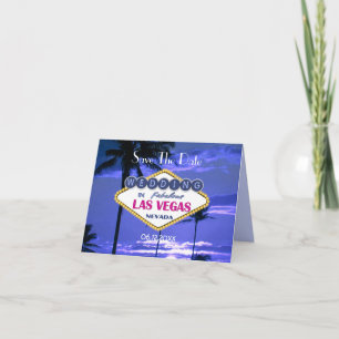 Faire-part Las Vegas Mariage - Enregistrer la date