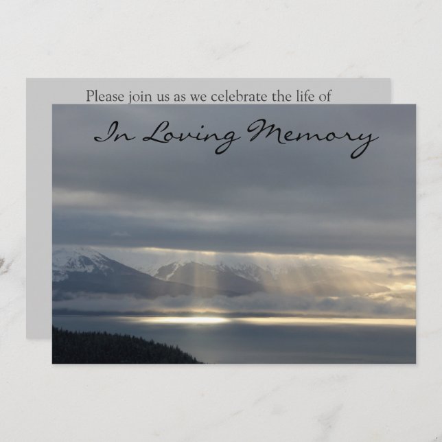 Faire-part léger merveilleux de cérémonie (Devant / Derrière)