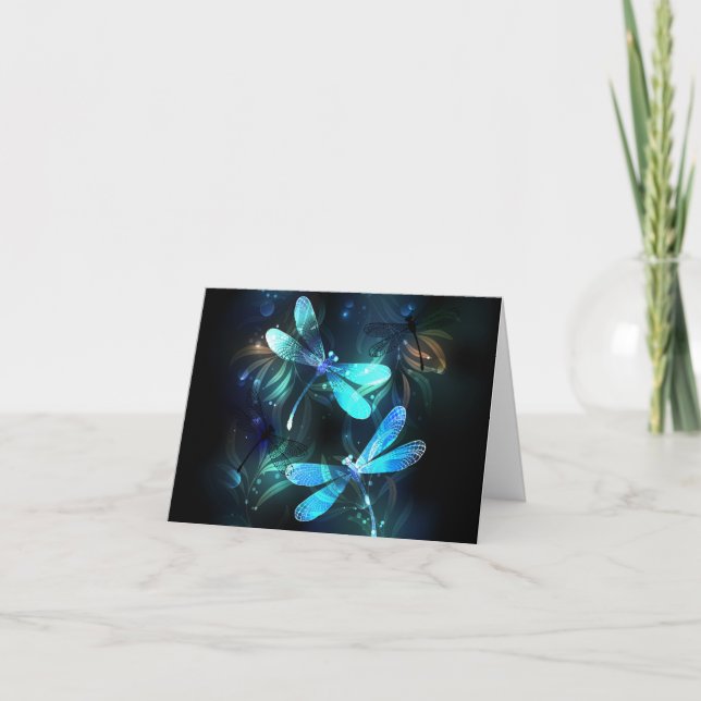 Faire-part Les libellules du lac (Devant)