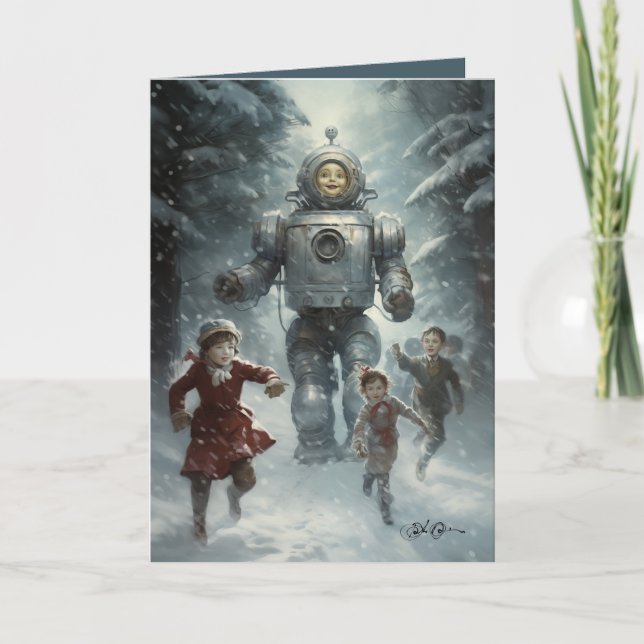 Faire-part Les robots arrivent (Devant)