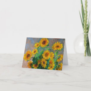 Faire-part Les tournesols de Monet