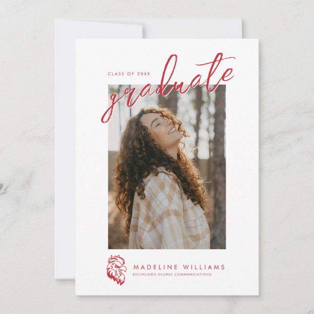 Faire-part Licence de l'Université d'État de Jacksonville (Devant)